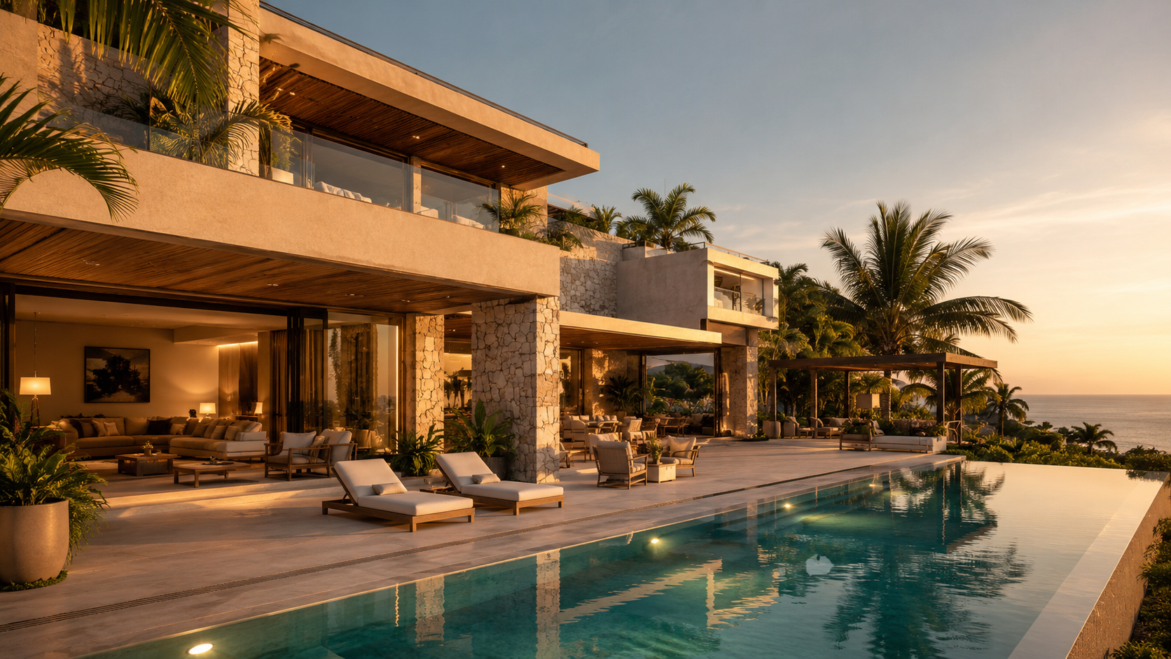 Residenciales de lujo — Tour 360 con broker IA